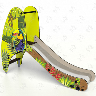 Mini Grüne Rutsche J1012-GA® spielgeräte grafic games thema amazon bild 3d