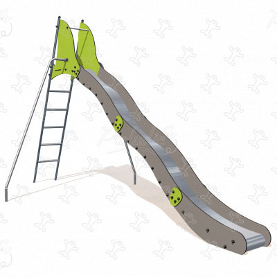 Wellenrutsche J1057 spielgeräte spielgeräte-klassiker rutschen bild 3d