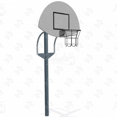 Basketballkorb mit Pfosten J2211 sport und fitness acti’fun multisport-anlagen bild 3d