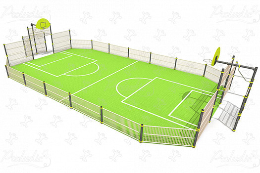 Multisportanlage J22203 sport und fitness acti’fun multisport-anlagen bild 3d