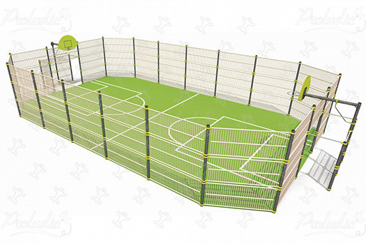 Multisportanlage J22205 sport und fitness acti’fun multisport-anlagen bild 3d