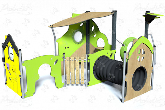 Spielhütte zum Verstecken J224® spielgeräte spielgeräte-klassiker spielhäuschen bild 3d