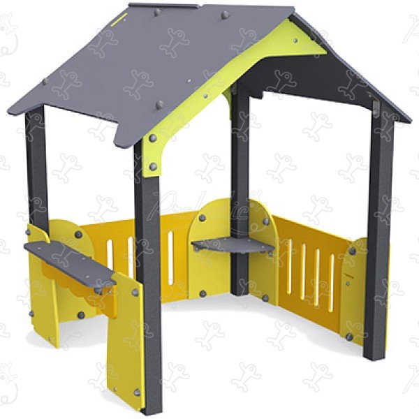 Spielhäuschen J236® spielgeräte spielgeräte-klassiker spielhäuschen bild 3d