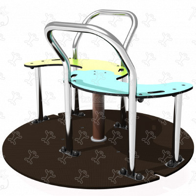 Inklusiver Wirbelwind Duo J2404 spielgeräte bewegungsspielgeräte karussells bild 3d