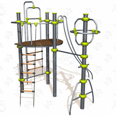 J2534-M spielgeräte kombinationsspielanlagen ixo bild 3d
