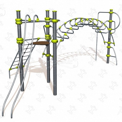 J2535-M spielgeräte kombinationsspielanlagen ixo bild 3d