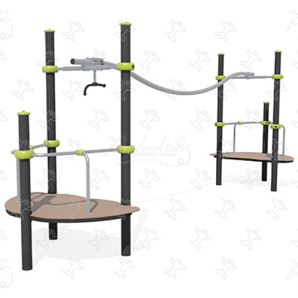 Aerospeed J2582-M spielgeräte bewegungsspielgeräte seilbahnen bild 3d