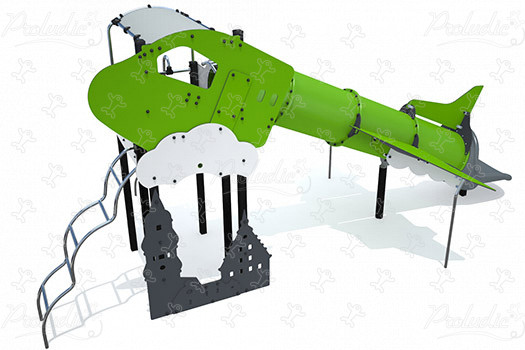 Startendes Flugzeug J2689® spielgeräte spielgeräte-klassiker city bild 3d