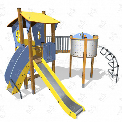 J3303 spielgeräte kombinationsspielanlagen vivarea bild 3d