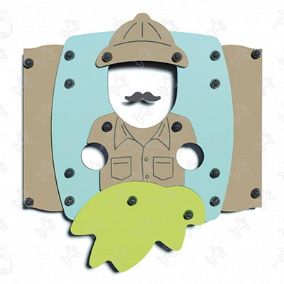 Spielboard Abenteurer J3413 spielgeräte didaktische und sensorische spielgeräte spielboards & musik- und klangspielgeräte bild 3d