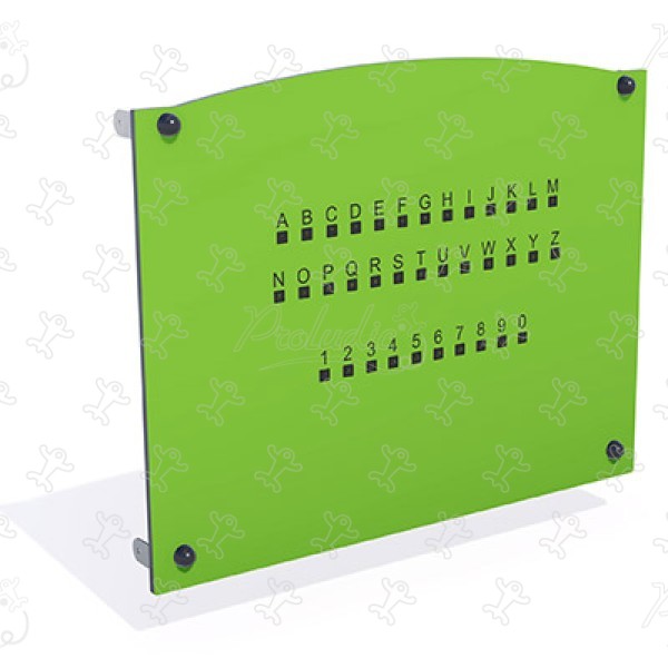 Panel Braille-Schrift J3431 spielgeräte didaktische und sensorische spielgeräte spielboards & musik- und klangspielgeräte bild 3d