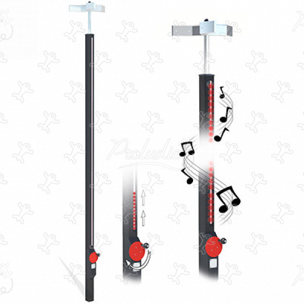 Interaktiver Mast J3451-R® spielgeräte didaktische und sensorische spielgeräte interaktive spielgeräte bild 3d