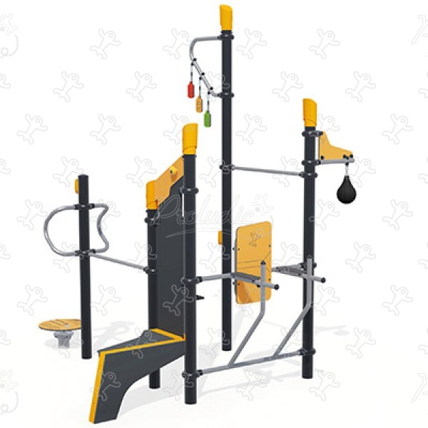 Kompakte Fitnessstation J37100® sport und fitness acti’fun acti’fit bild 3d
