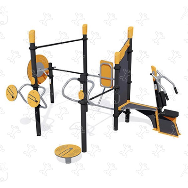 Fitnessstation für Senioren J37105® sport und fitness acti’fun acti’fit bild 3d