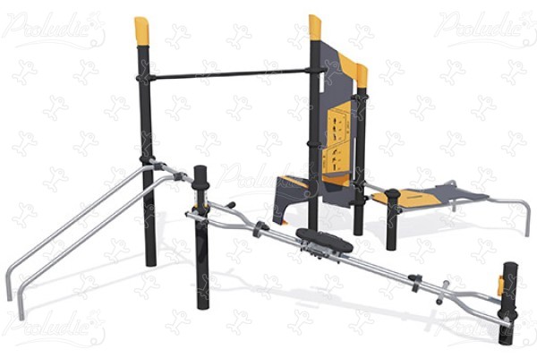 Fitnessstation für Ganzkörpertraining J37106® sport und fitness acti’fun acti’fit bild 3d