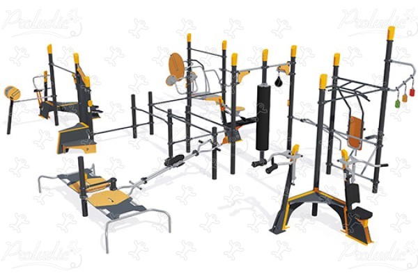 Fitnessstation für alle Muskelgruppen J37108® sport und fitness acti’fun acti’fit bild 3d