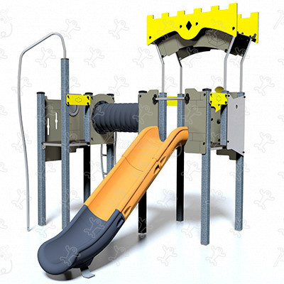 Stadtmauer J38450 spielgeräte kombinationsspielanlagen diabolo bild 3d