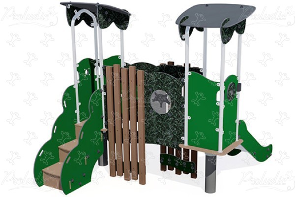 J38702-HDPE® spielgeräte kombinationsspielanlagen diabolo baby bild 3d