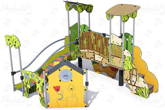 J38705-GA® spielgeräte kombinationsspielanlagen diabolo baby bild 3d