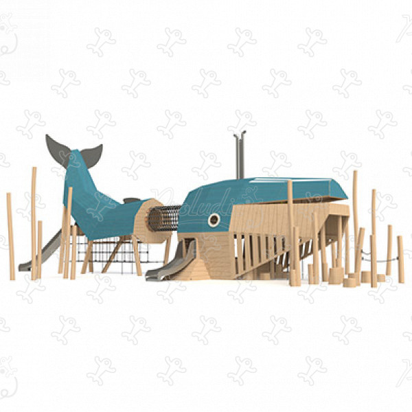 Blauwal J49117® spielgeräte spielgeräte aus nachhaltigem naturholz boote und maritime spielwelten bild 3d