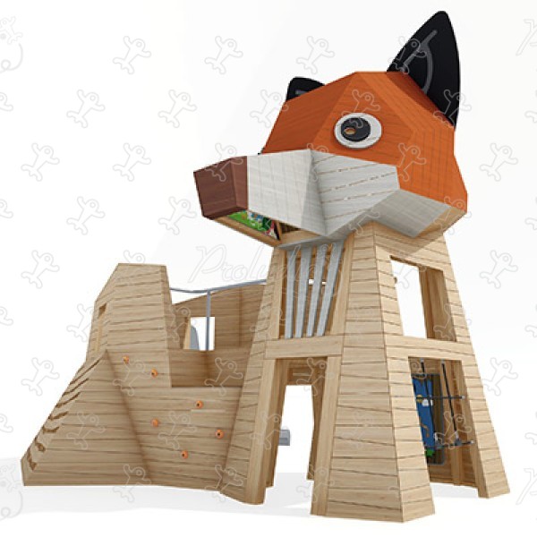 Fuchs J49161® spielgeräte spielgeräte aus nachhaltigem naturholz tiere bild 3d