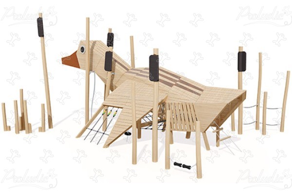 Ente J49170® spielgeräte spielgeräte aus nachhaltigem naturholz tiere bild 3d