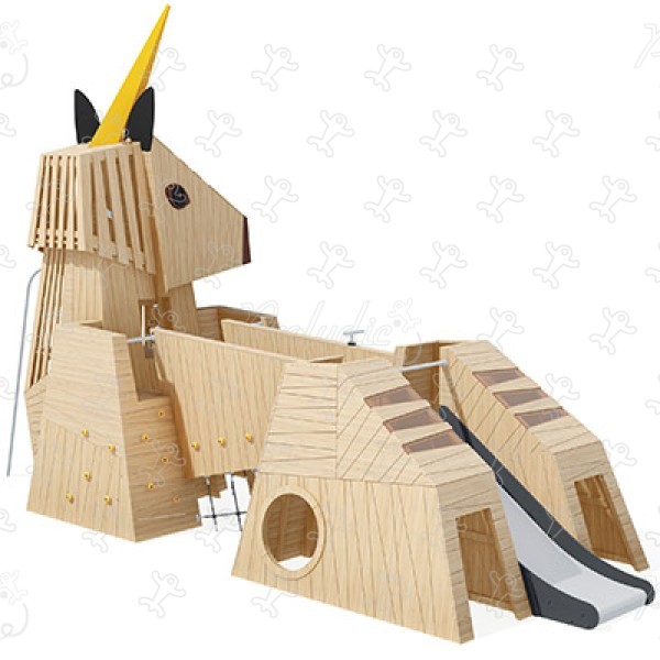 Einhorn J49176® spielgeräte spielgeräte aus nachhaltigem naturholz tiere bild 3d