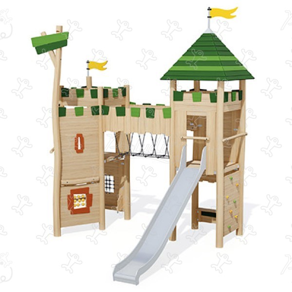 Kleines Schloss J49210® spielgeräte kombinationsspielanlagen kombinationsspielanlagen bild 3d