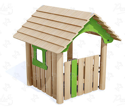 Spielhaus „in der Stadt“ J49259 spielgeräte kombinationsspielanlagen origin‘ bild 3d