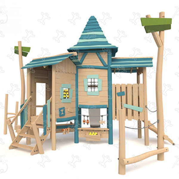 Fischerdorf J49304® spielgeräte kombinationsspielanlagen kombinationsspielanlagen bild 3d