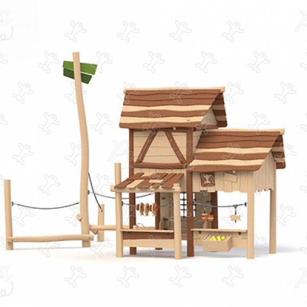 Großer Marktstand J49308® spielgeräte kombinationsspielanlagen kombinationsspielanlagen bild 3d