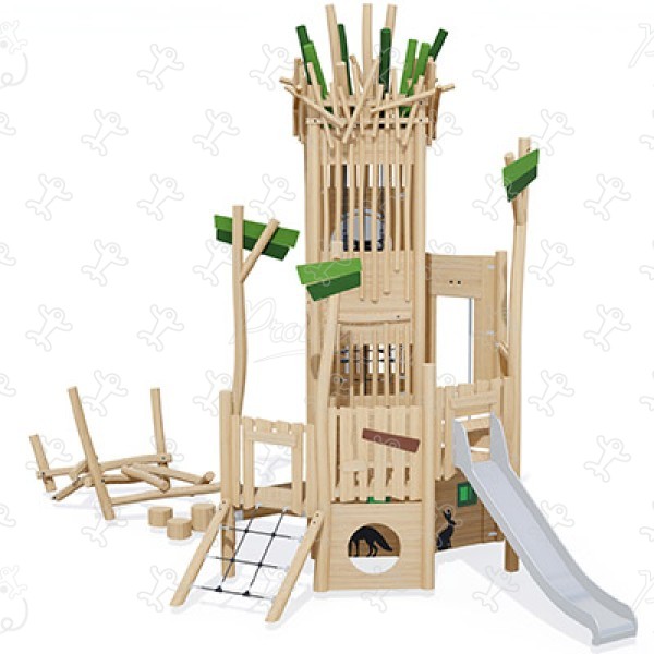 Baumbau J49413® spielgeräte kombinationsspielanlagen kombinationsspielanlagen bild 3d