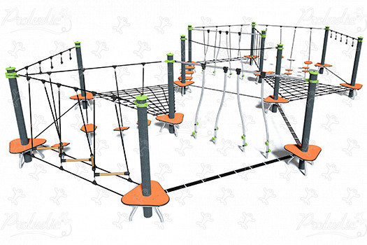 J5405-M spielgeräte kletter- und balancierspielgeräte parcours bild 3d