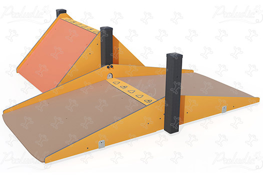 Inklusive Rampenkombi J5929® spielgeräte acti’fun acti’ninja bild 3d