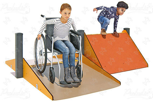 Inklusive Rampenkombi J5929® spielgeräte acti’fun acti’ninja bild 3d