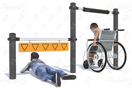 Inklusive Hangelkombi J5930® spielgeräte acti’fun acti’ninja bild 3d