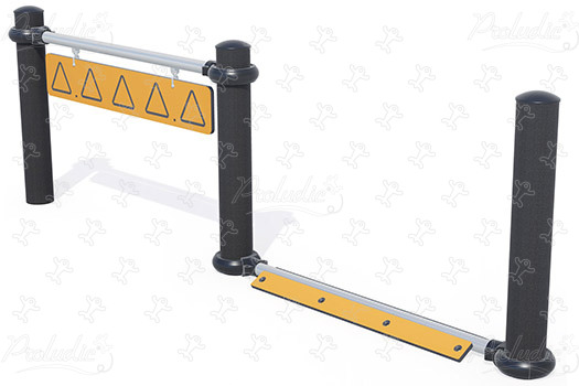 Inklusive Hürdenkombi J5932® spielgeräte acti’fun acti’ninja bild 3d