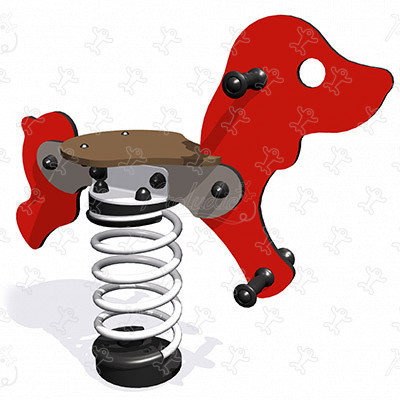 Doggy J855 spielgeräte bewegungsspielgeräte federspielgeräte bild 3d