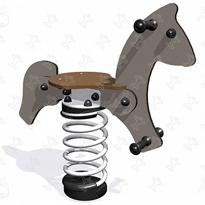 Pferdchen J857 spielgeräte bewegungsspielgeräte federspielgeräte bild 3d