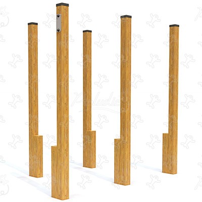 Slalom Landais Junior JPS10-J sport und fitness acti’fun fitness-parcours bild 3d