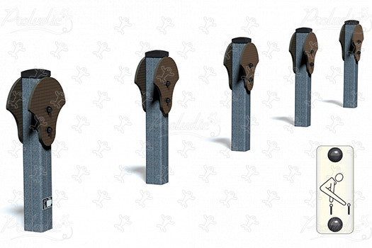 Bocksprung Junior JPS16-J-M sport und fitness acti’fun acti’ninja bild 3d