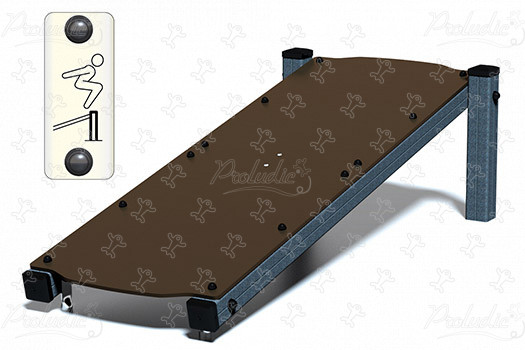 Sprungbrett JPS23-M sport und fitness acti’fun acti’ninja bild 3d