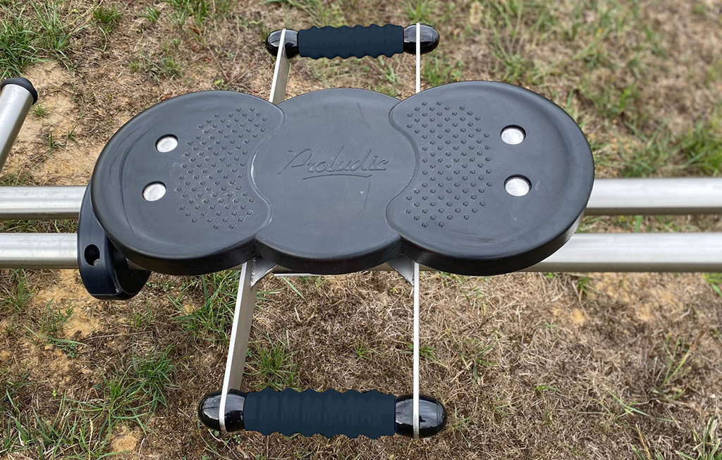 Der Sitz des Rudergerät