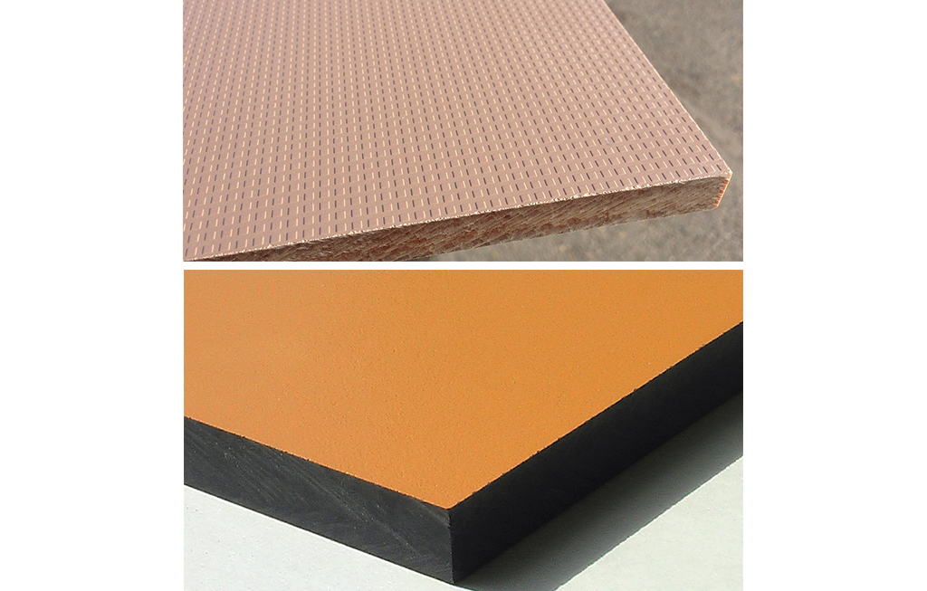 Der Belag der Startplattform