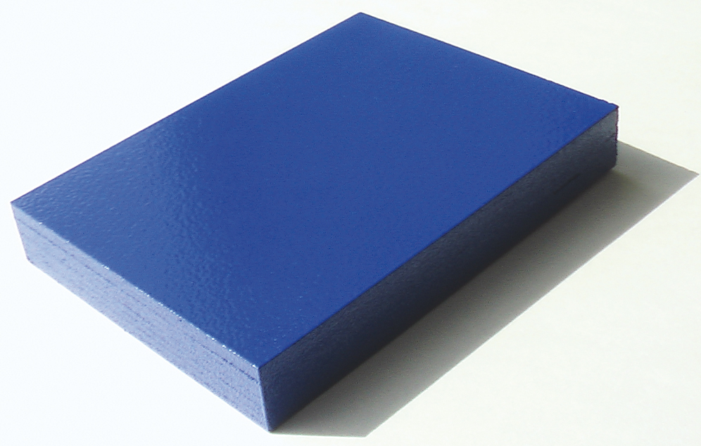 Die lackierten Platten