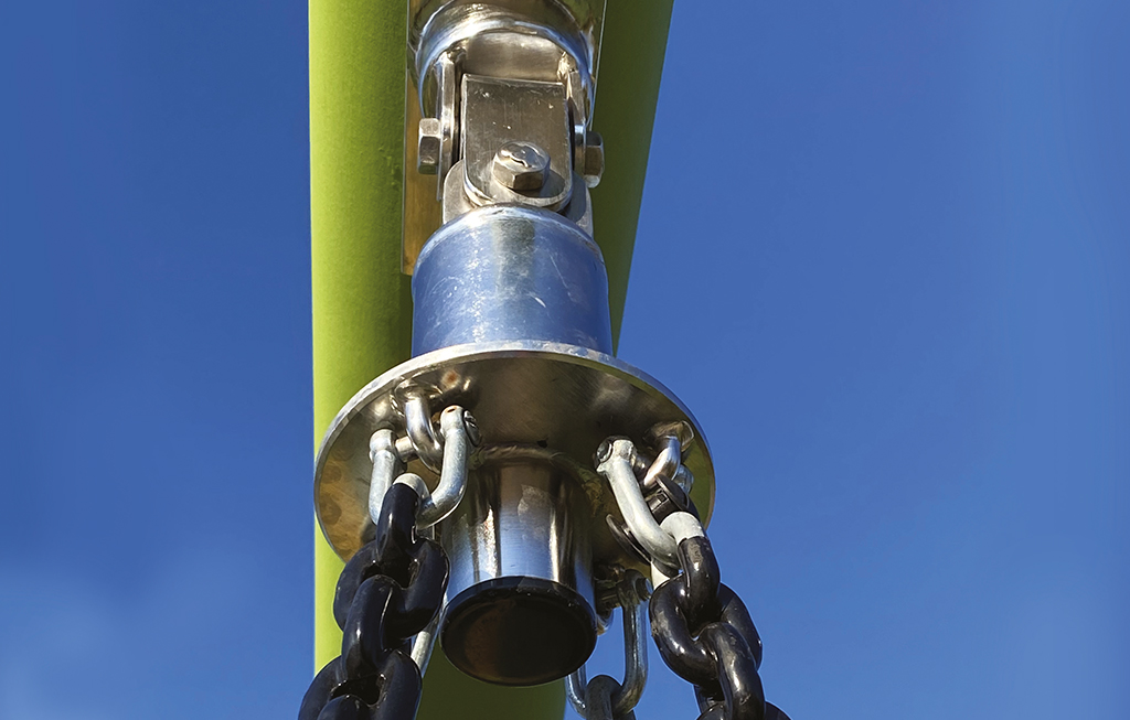 Rotationslager mit Drehwirbel