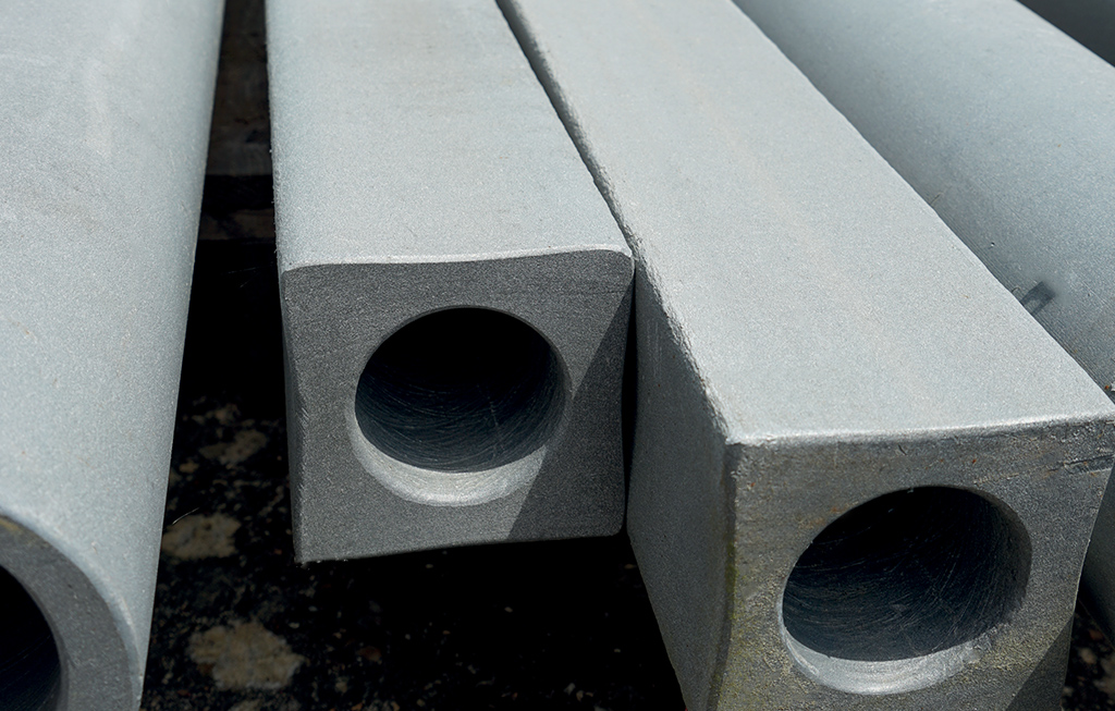 Die Recycling-Kunststoffpfosten