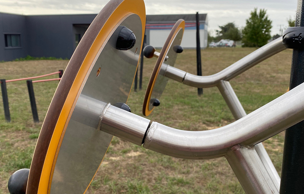 Das Rotationssystem des Thai-Chi-Rads aus Edelstahl