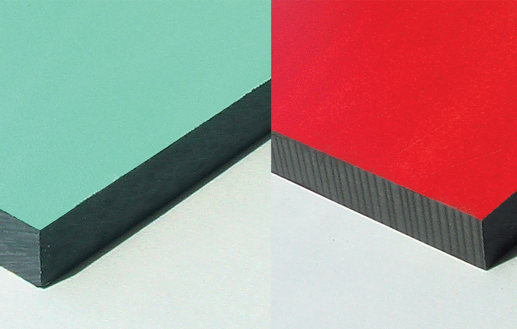 Die farbigen Trespa-Harzkompositplatten