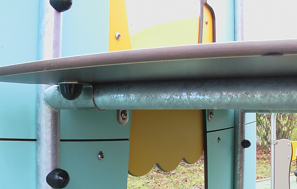 Die Standflächen der Plattformen